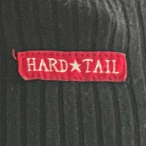 HARDTAIL HARD TAIL BLACK RIBBED CLASSIC CARDIGAN SWEATER M made USA - Picture 7 of 9